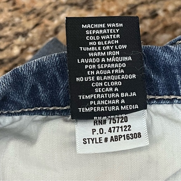 BKE Buckle Jake Straight Blue Distressed Paint Splatter  Distressed Men’s 32X32 - Picture 10 of 10